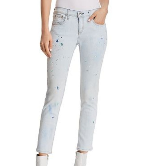 Rag & Bone | Paint Splatter Jeans - Picture 1 of 8